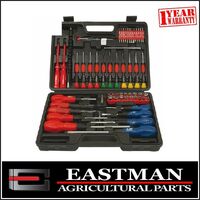 70 Piece Screwdriver And Bit Set In Carry Case - Great Set