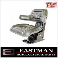 Universal Black Tractor Seat - Backhoe 