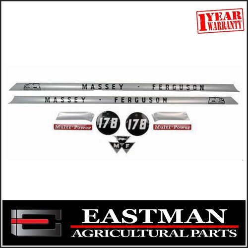 Decal Set to suit 178 Massey Ferguson