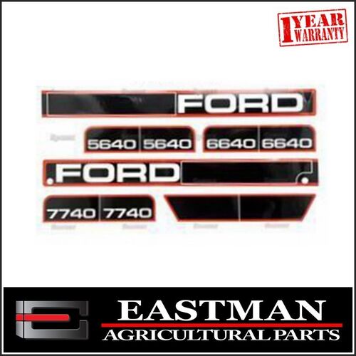 Decal Kit to suit Ford New Holland 5640 6640 7740 